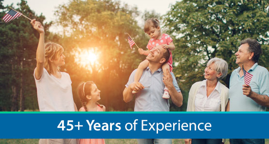 45 + Years of Experience
